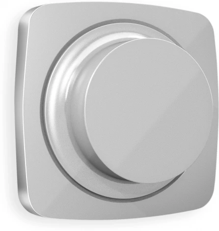 Лицевая панель Ambrella Volt OMEGA (Серебро глянец) для светорегулятора универсального QUANT OP4055