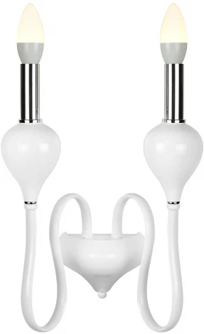 Бра iLamp Lady B88003-2 WH (220V, свеча)