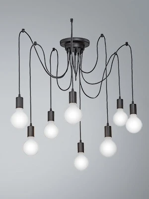 Подвесная люстра паук Vitaluce V2045-1/8PL (220V, на проводе)