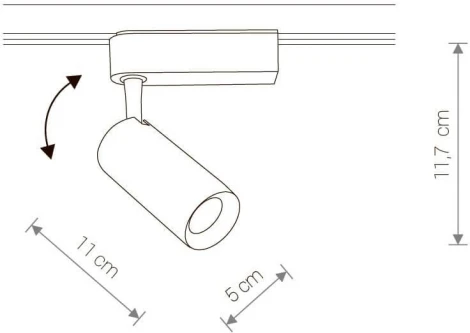 Трековый светильник Nowodvorski Profile Iris 9001 (LED, 220V)