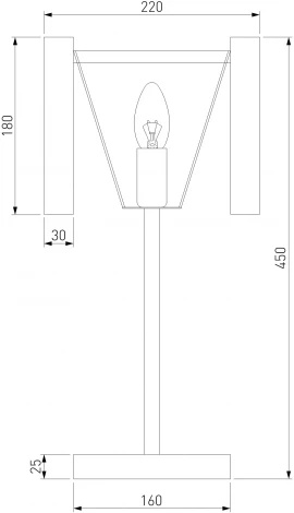 Настольная лампа Bogate's Flamel 01116/1
