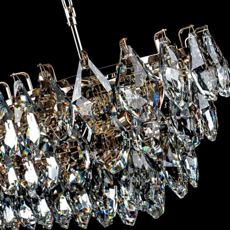 Подвесная люстра хрустальная Modelux MODELUX ML.2363.14 GD