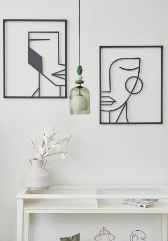 Подвесной светильник 33 ИДЕИ PND.105.1.163S.005.KDC-S.26.GC-S.02.WH (220V, на проводе, круглые)