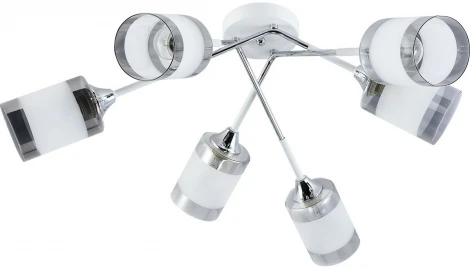 Потолочная люстра Reluce 01354-0.3-06 WH+CR