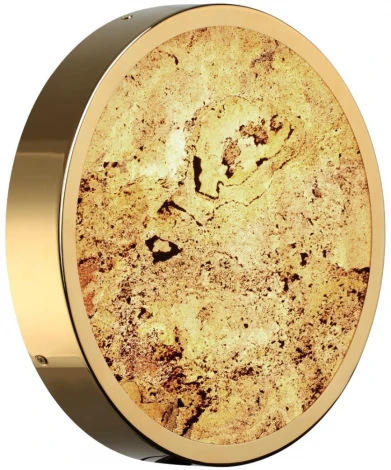 Настенно-потолочный светильник Odeon Light Bergi 5079/24L зол./серо-беж./металл/натур.камень/акрил с переключ.цветов.темпер. LED 24W 3000К/4000K/6000K (220V, круглые)