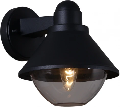 Настенный фонарь уличный Reluce 08298-9.2-001SJ BK (220V, фонарь, IP54)