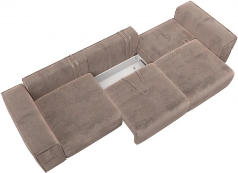 Диван прямой Лига-058 НПБ Лонг Лига Диванов (Велюр) арт.129394