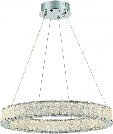 Подвесной светильник ST Luce Latozzo SL6008.113.01 Хром/Хром LED 1*30W 3000K (220V, на тросе, кольцо)