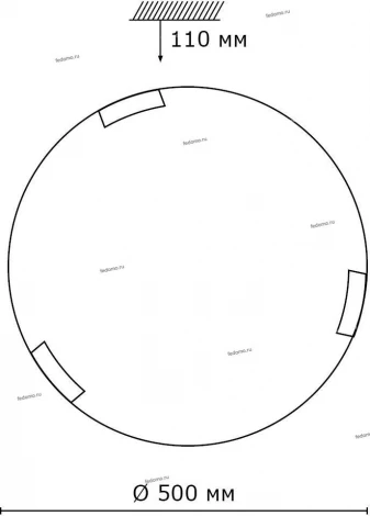 Настенно-потолочный светильник Sonex Greca 361