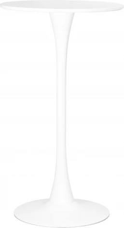 Стол барный MIA BAR Dobrin (белая столешница, белое основание)