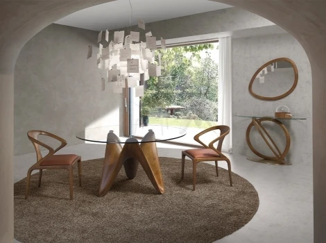 Зеркало 3245/21073E в деревянной раме орехового цвета Angel Cerda арт.173660