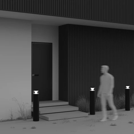 Наземный уличный светильник Maytoni Pyro O496FL-L21B3K2 (LED, 220V, круглые, IP65)