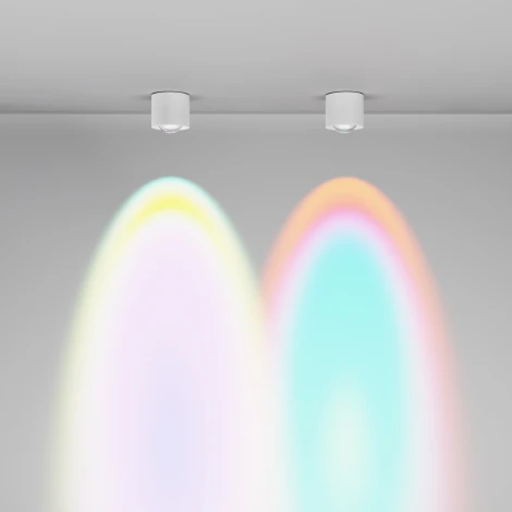 Потолочный светильник накладной Maytoni Lens C217CL-15W4K-W (LED, 220V, круглые, IP44)