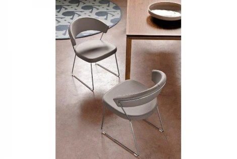 Стул New York Connubia Белый Skuba S92 экокожа