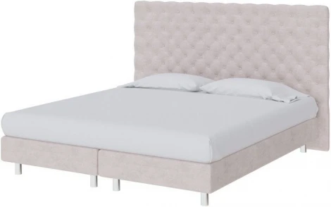 PROxSON Кровать Paris Boxspring Lift (Ткань: Велюр Лофти Бежевый) 90x200