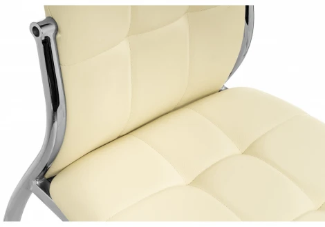 Обеденный стул на металлокаркасе Woodville Farini бежевый 1514