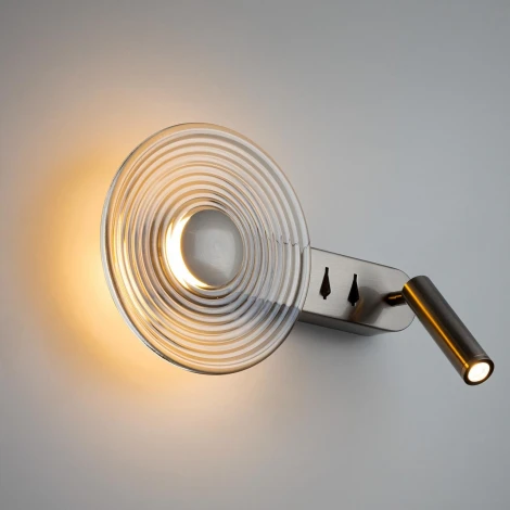 Настенный светильник светодиодный со спотом с выключателем Citilux Corta CL245031