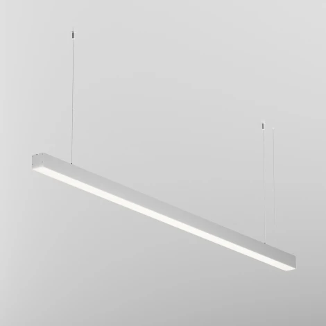 Подвесной светильник линейный светодиодный Maytoni Technical LL312022 4000K 50x50 серебро 1,5 м