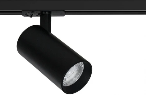 Трековый светильник однофазный 220V Arte Lamp Bene A1937PL-1BK (LED, круглые)