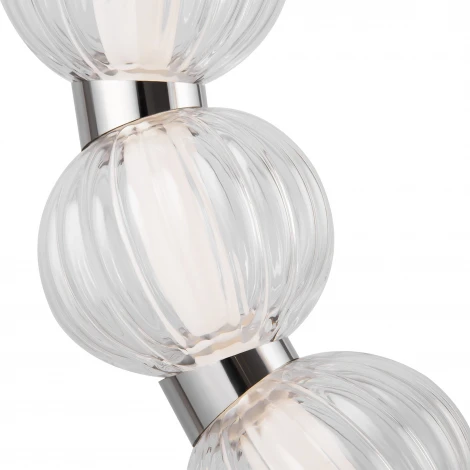 Подвесной светильник Amulet MOD555PL-L23CH4K (LED, 220V, на тросе, шарики, кольцо)