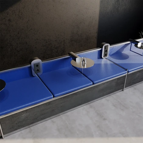 Диммер поворотно-нажимной 600 Вт (черный матовый) Voltum S70 VLS070308