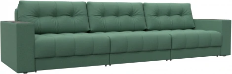 Диван прямой с декором Лига-049 НПБ Лонг Лига Диванов (Рогожка) арт.128420