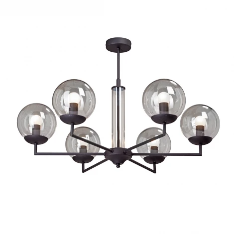 Потолочная люстра на штанге Vitaluce V4878-1/6PL (220V, шарики)