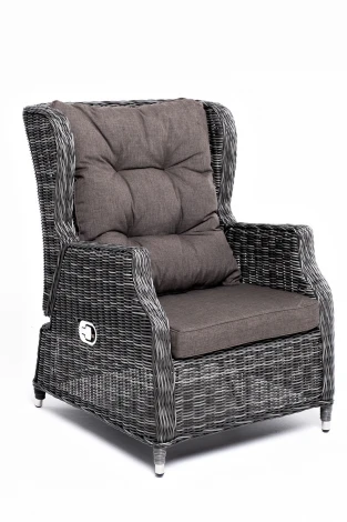"Форио" кресло раскладное плетеное, цвет графит 4SIS арт.УТ-00003123