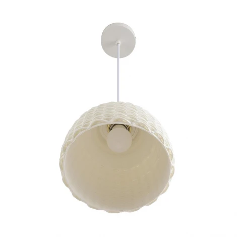 Подвесной светильник Lumion Canestra 8350/1A белый, металл/керамика E27 60W 220V