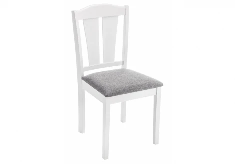 Обеденная группа из дерева Woodville Mali (стол и 4 стула) white / grey 11412