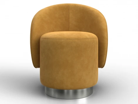 Кресло Лига-108 (Фанера,ДСП,Брус,Велюр/Желтый) Лига Диванов 136464