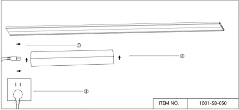 Проводной коннектор для драйвера с вилкой Favourite Unika 1001-SB-050