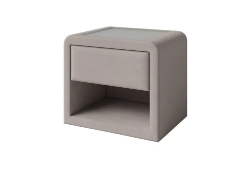 Тумба Cube (Ткань: Велюр Tiara 06 Медовый раф) PROxSON 52x41 2064350