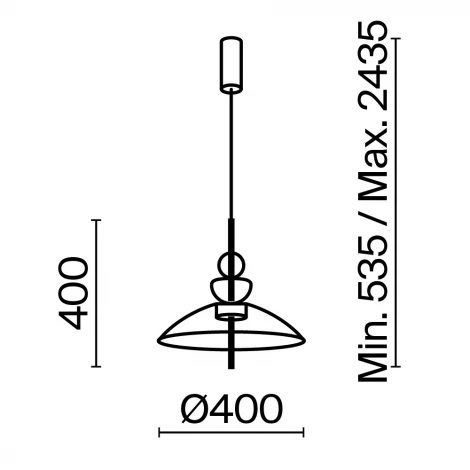 Подвесной светильник Maytoni Bangkok MOD185PL-L11B3K3 (LED, 220V)