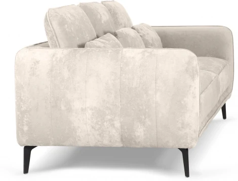 Диван Amsterdam трехместный ОГОГО (арт.786588), (Ткань,Велюр/Бежевый)