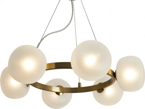 Подвесной светильник Freya Donuts FR5444PL-06BS (220V, на тросе, круглые)