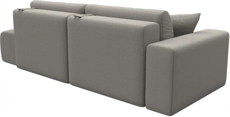 Диван прямой Лига-036 НПБ Модерн подлокотник слева Лига Диванов (Рогожка) арт.124761L