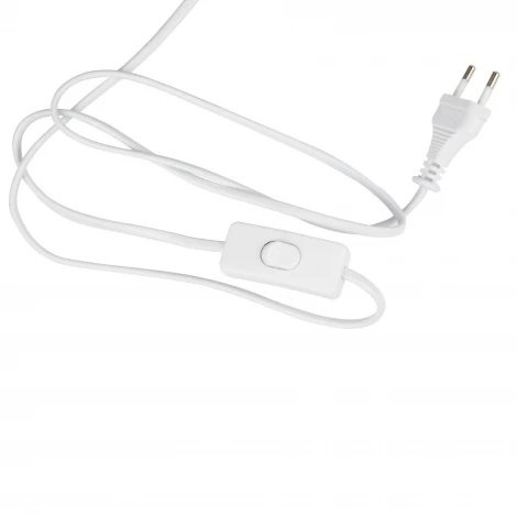 Настольная лампа 40W E14 с выключателем черный/белым Uniel ULO-K22 D/E14/A BLACK/WHITE