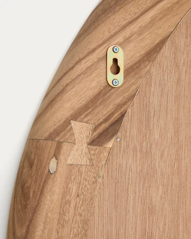 Selem Зеркало в деревянной раме с натуральной отделкой 60 x 107 см La Forma (ex Julia Grup) арт.193892