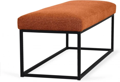 Банкетка Loft Flat ОГОГО (арт.810241), (Ткань,Рогожка/Оранжевый)