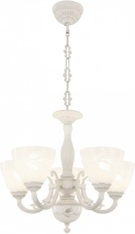 Подвесная люстра Arte Milano AM343659 343659/5 WT+SL (220V, на цепи)