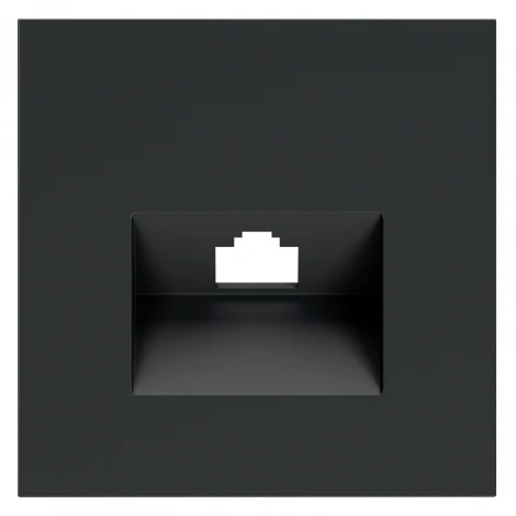 Накладка для розетки компьютерной RJ45 Voltum S70 VLS001307 (графит)