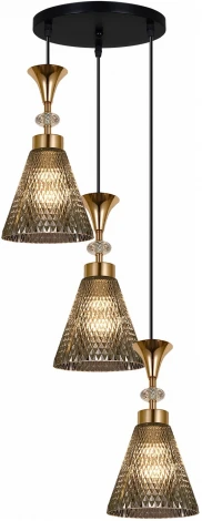 Подвесной светильник Reluce 02005-0.9-03 SMOKE (220V, на проводе)