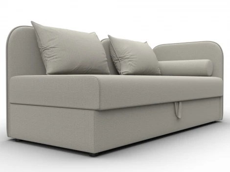 Тахта Лига-094 НПБ (ДСП,ЛДСП,Фанера/Пластик/Рогожка/Бежевый) Лига Диванов 132525