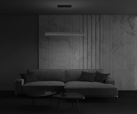 Подвесной линейный светильник Step 3000K 1x30Вт 120° LED Maytoni Technical P010PL-L30G3K (220V, на тросе)