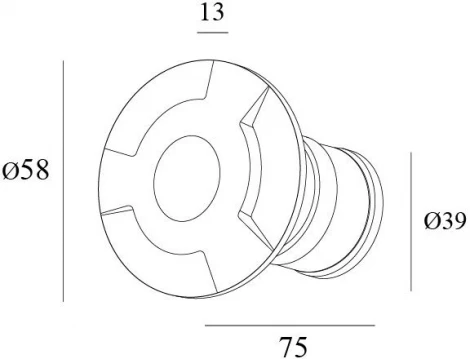 Подсветка для лестниц и ступеней Denkirs DK1003 DK1003-DG