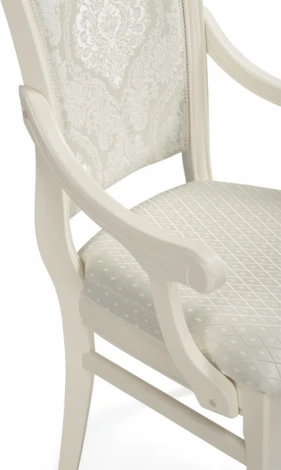 Обеденный стул Линет Woodville (Массив дерева,Ткань/Бежевый) арт.615253