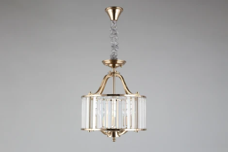 Подвесная люстра Aployt Romen APL.809.03.04 (220V, хрусталь, на цепи, свеча, круглые)