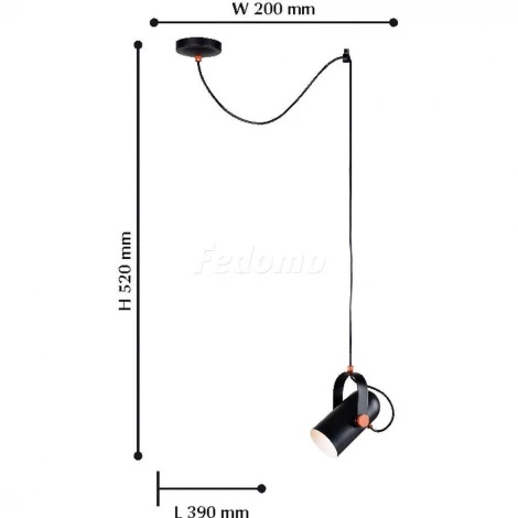 Подвесной светильник Favourite Ampolla 2007-1P (220V, на проводе, круглые)