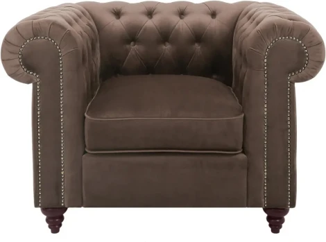 Кресло Chester Classic ОГОГО (арт.665409), (Ткань/Шоколадный)